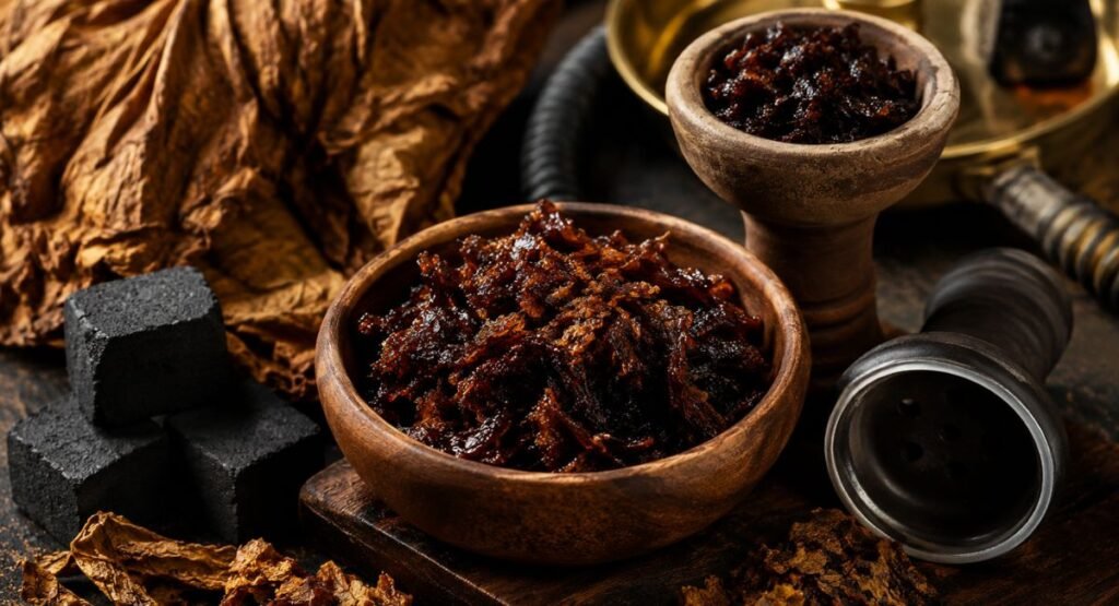 Premium hookah tobacco manufactured in India using high-quality tobacco leaves for global wholesale and export markets.